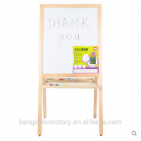 Double side painting blackboard toy kids drawing wooden magnetic children easel