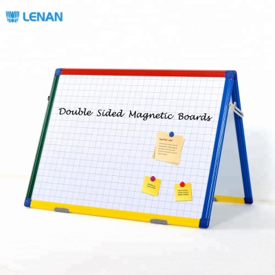 2018 children promotional educational double sided magnetic whiteboard easels drawing board for kids